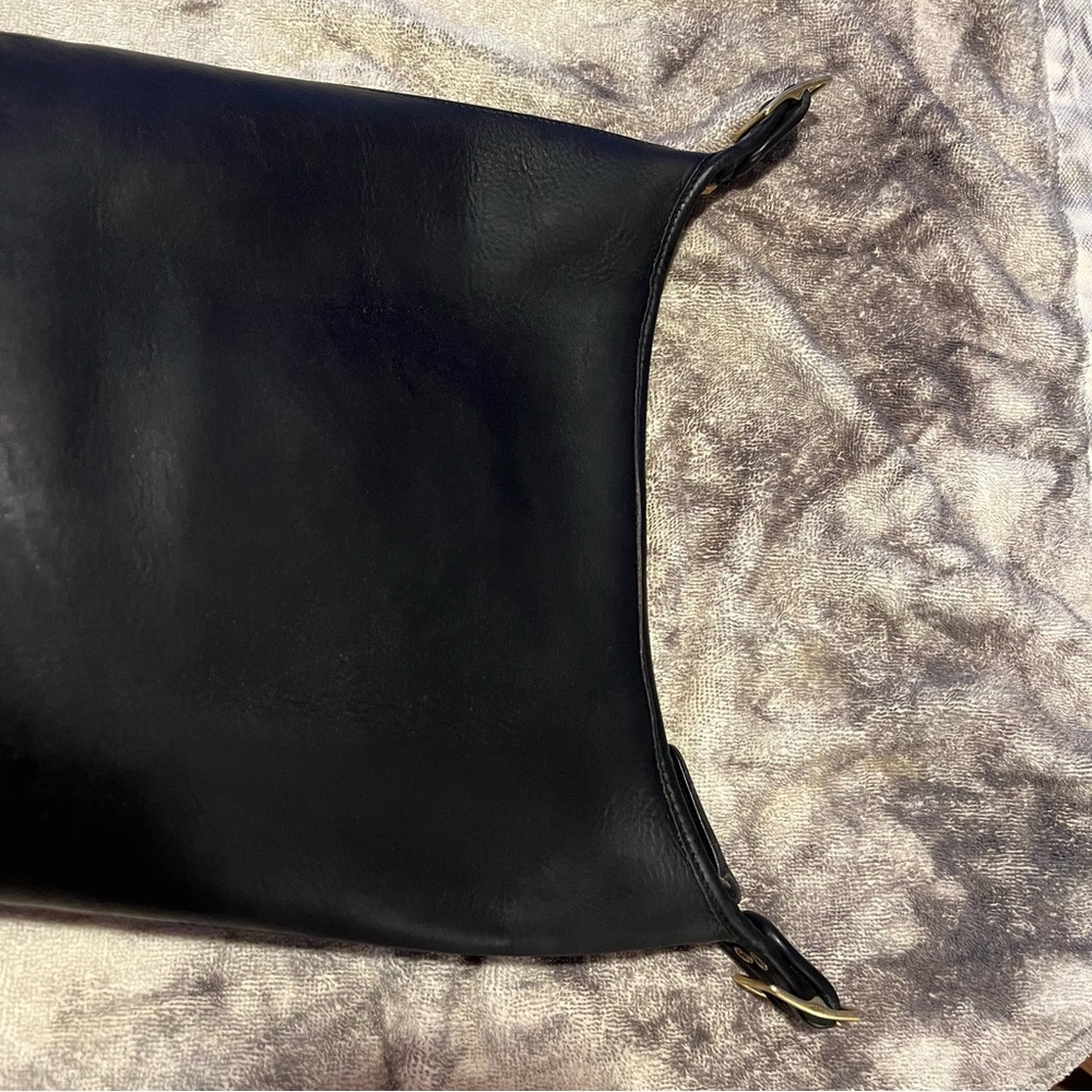 PROJECT: READ before purchasing - Vintage Coach Black Shoulder Sac Style 9730 - Picture 13 of 15